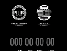 Tablet Screenshot of palais-cannes.com